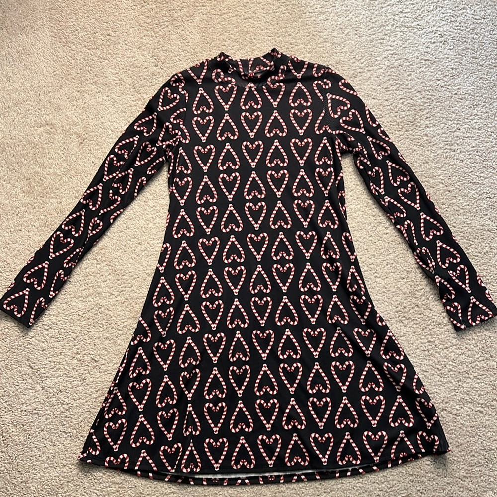 NWOT Target Candy Cane Mock Neck Dress